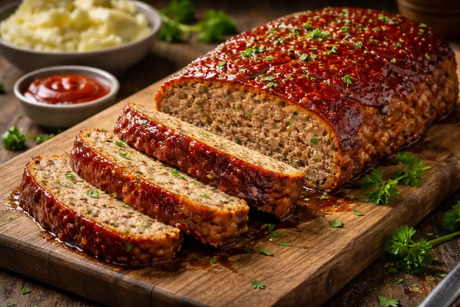 Classic Meatloaf With Sweet-Tangy Glaze — Juicy, Never Dry