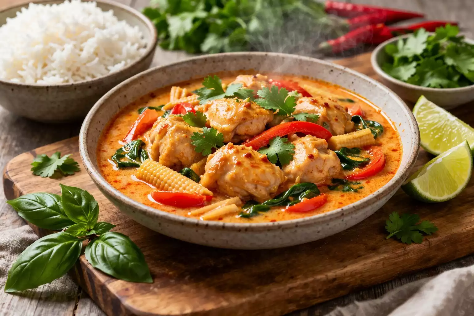 Thai Coconut Curry With Chicken — 25 Minutes