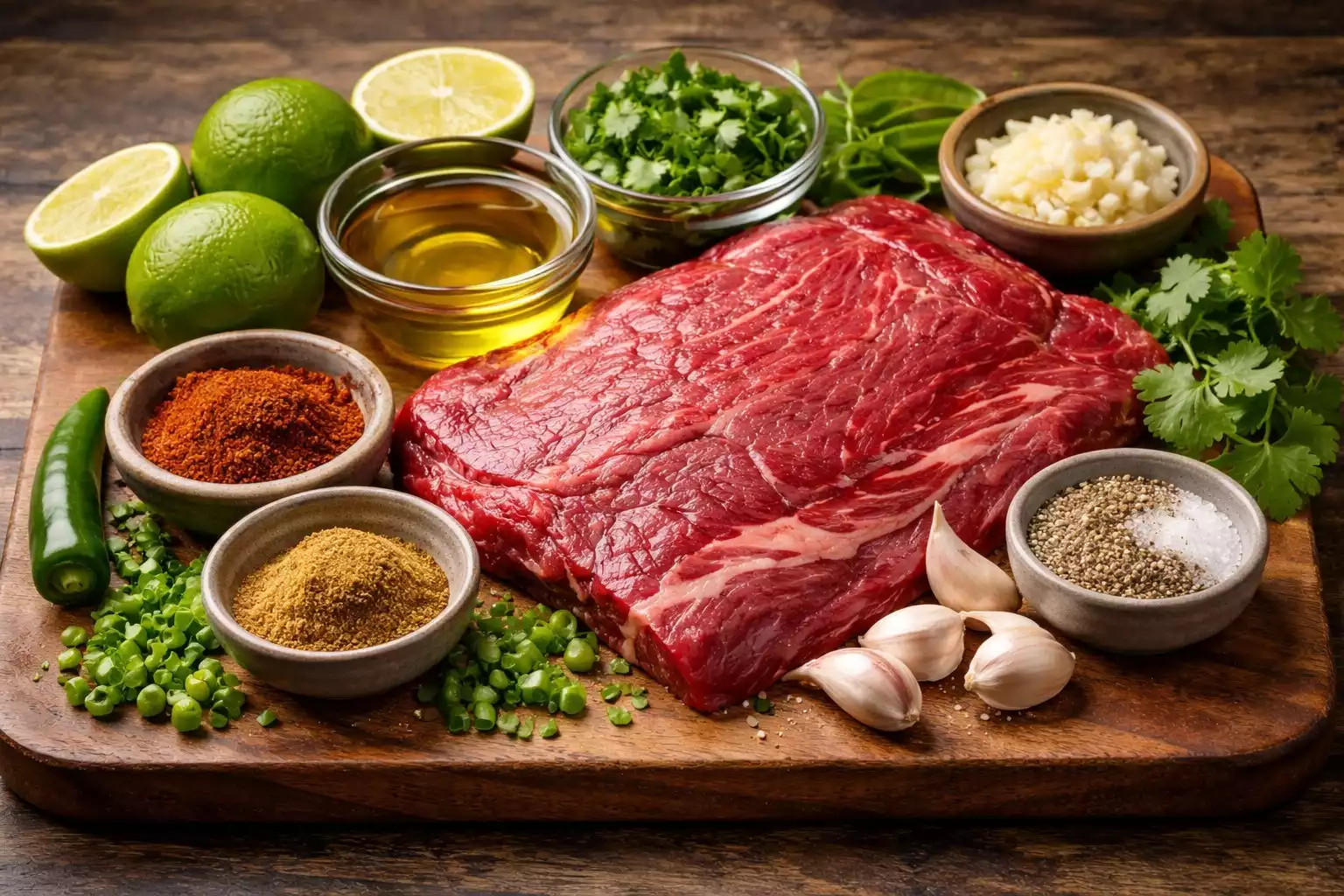 Carne Asada — Easy Citrus-Garlic Marinade