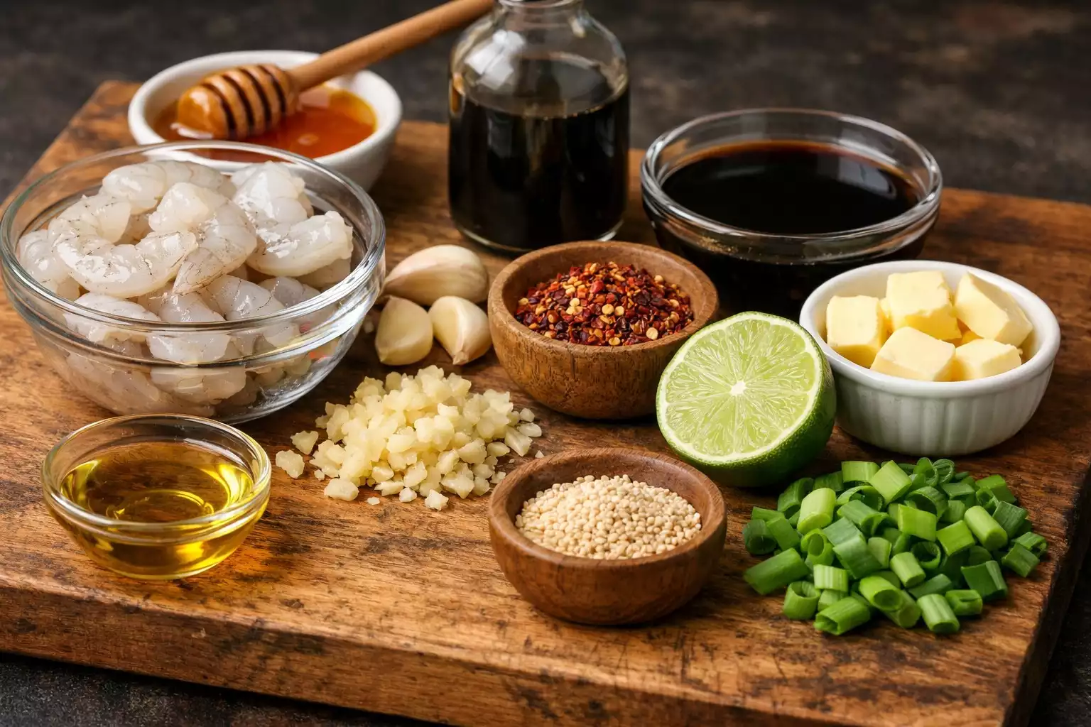 Spicy Honey Garlic Shrimp — 15 Minutes of Fire