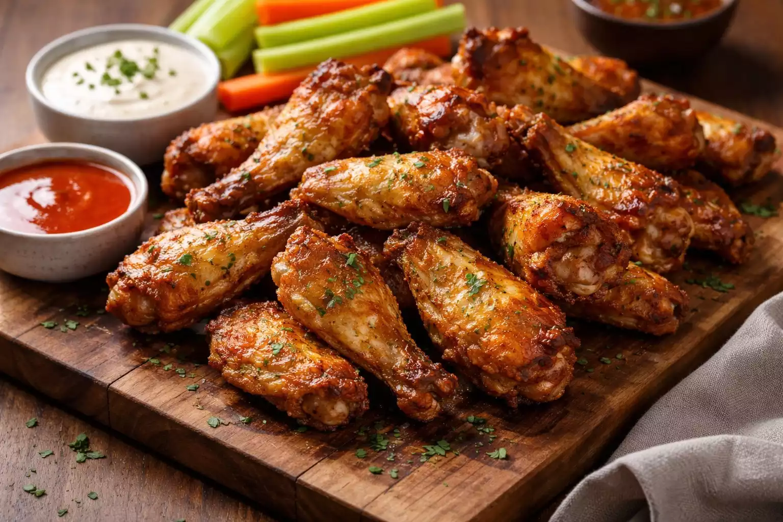 Crispy Baked Chicken Wings — No Deep Fryer Needed