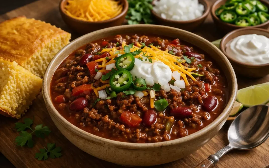 Classic Beef Chili — The One-Pot Crowd-Feeder