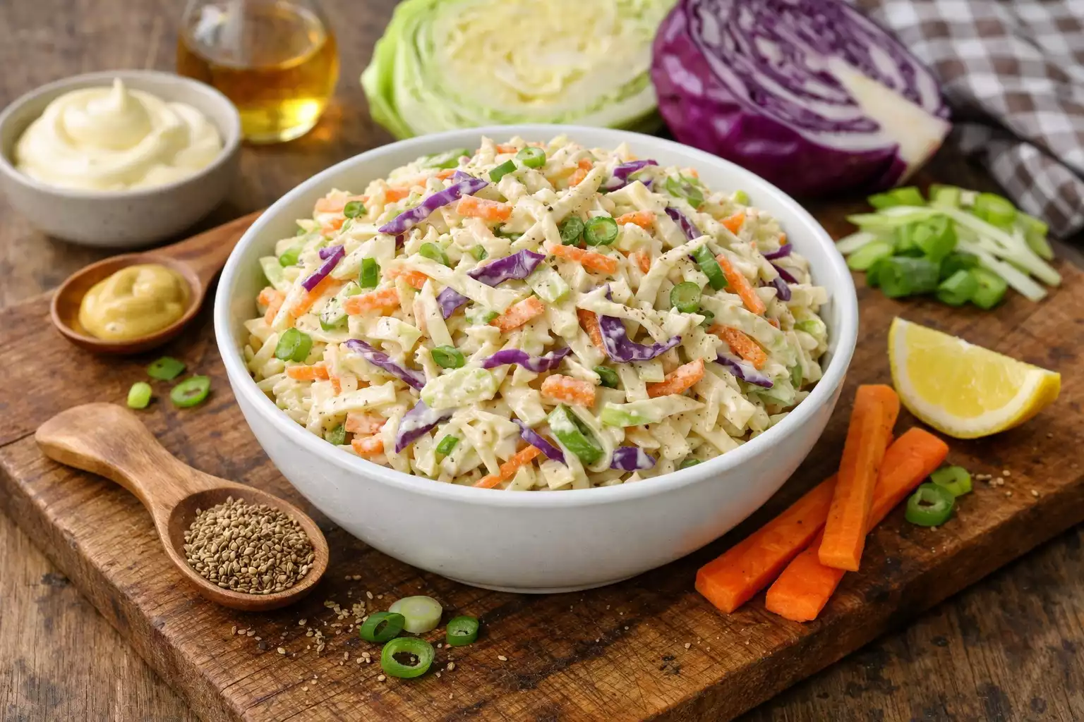 Creamy Coleslaw That Actually Has Flavor
