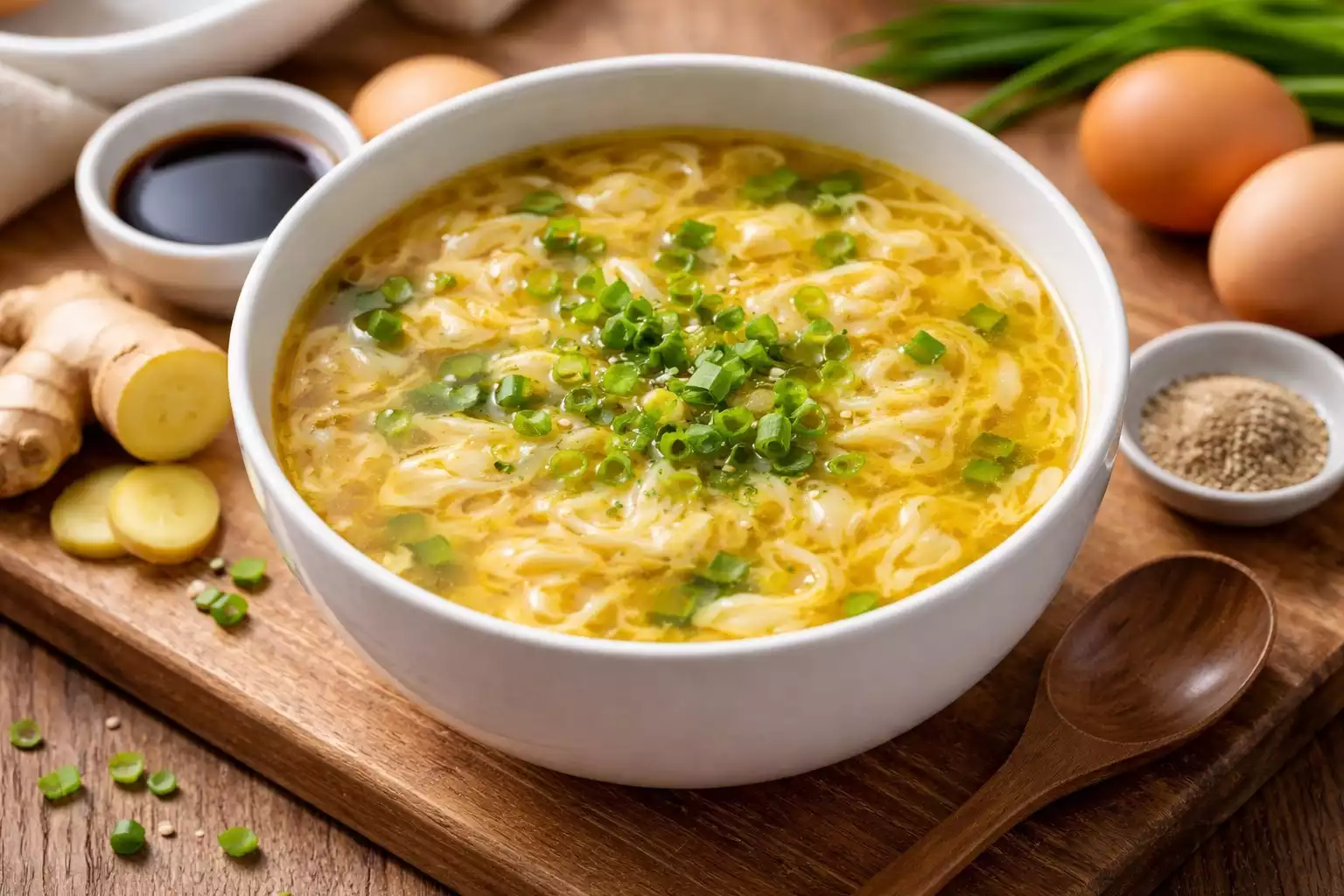 Egg Drop Soup in 10 Minutes Flat