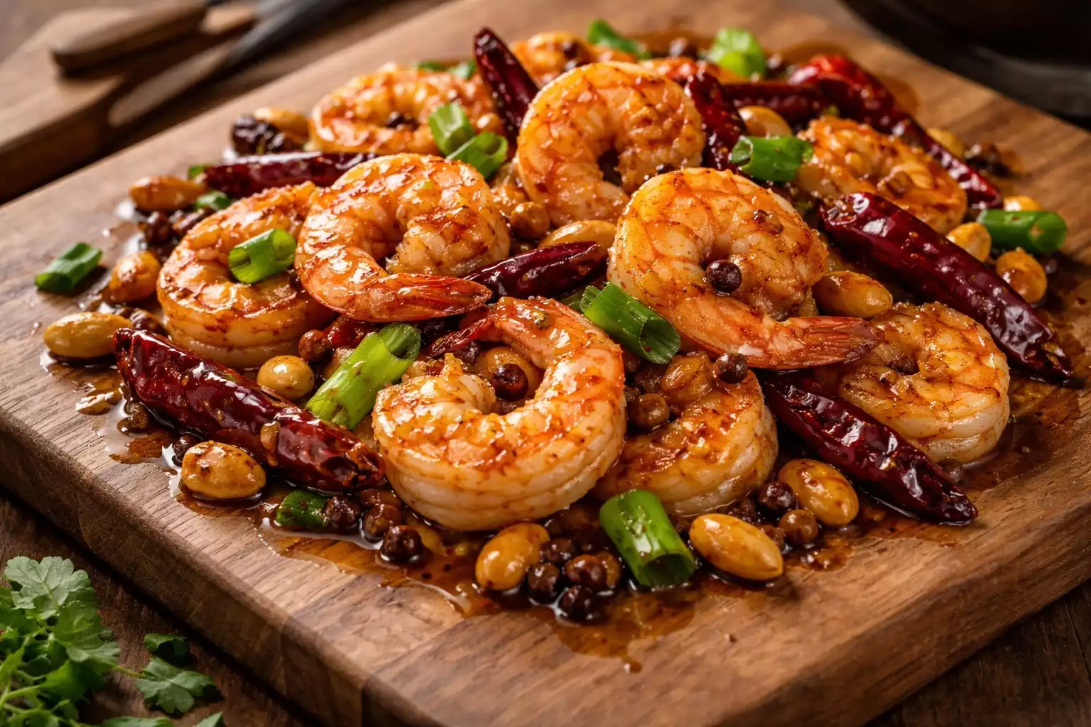 Kung Pao Shrimp — The Kung Pao Treatment Shrimp Deserves