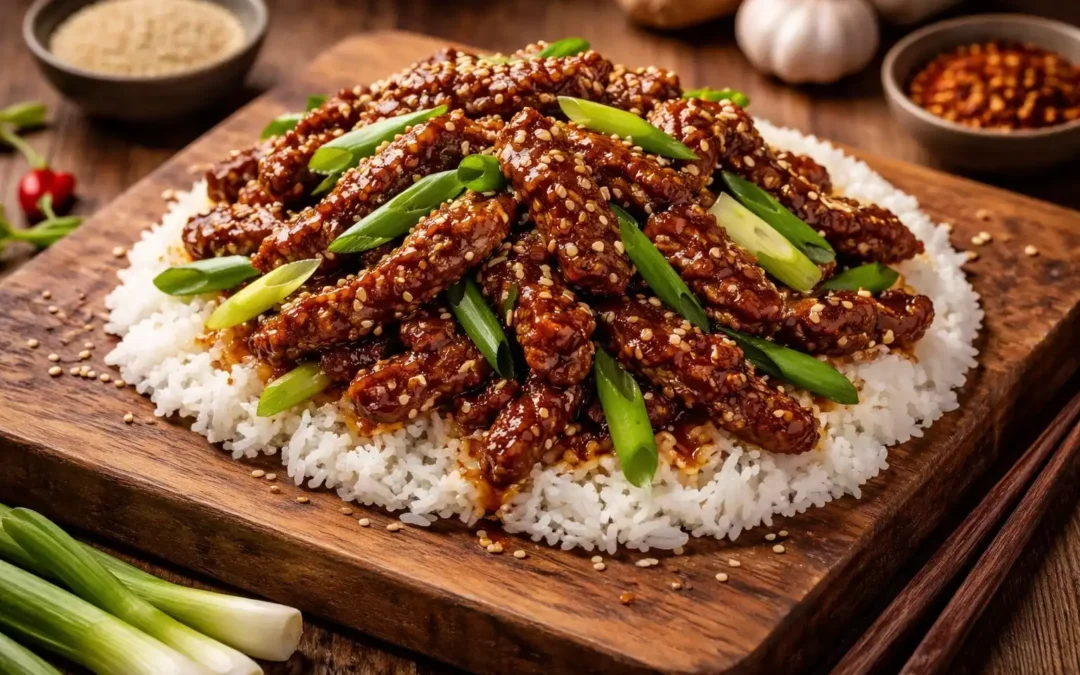 Mongolian Beef — Sweet, Savory, and Dangerously Addictive