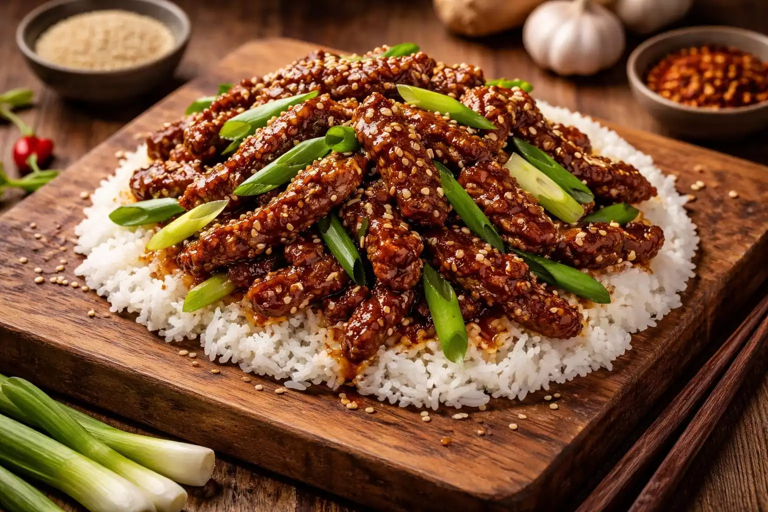 Mongolian Beef — Sweet, Savory, and Dangerously Addictive