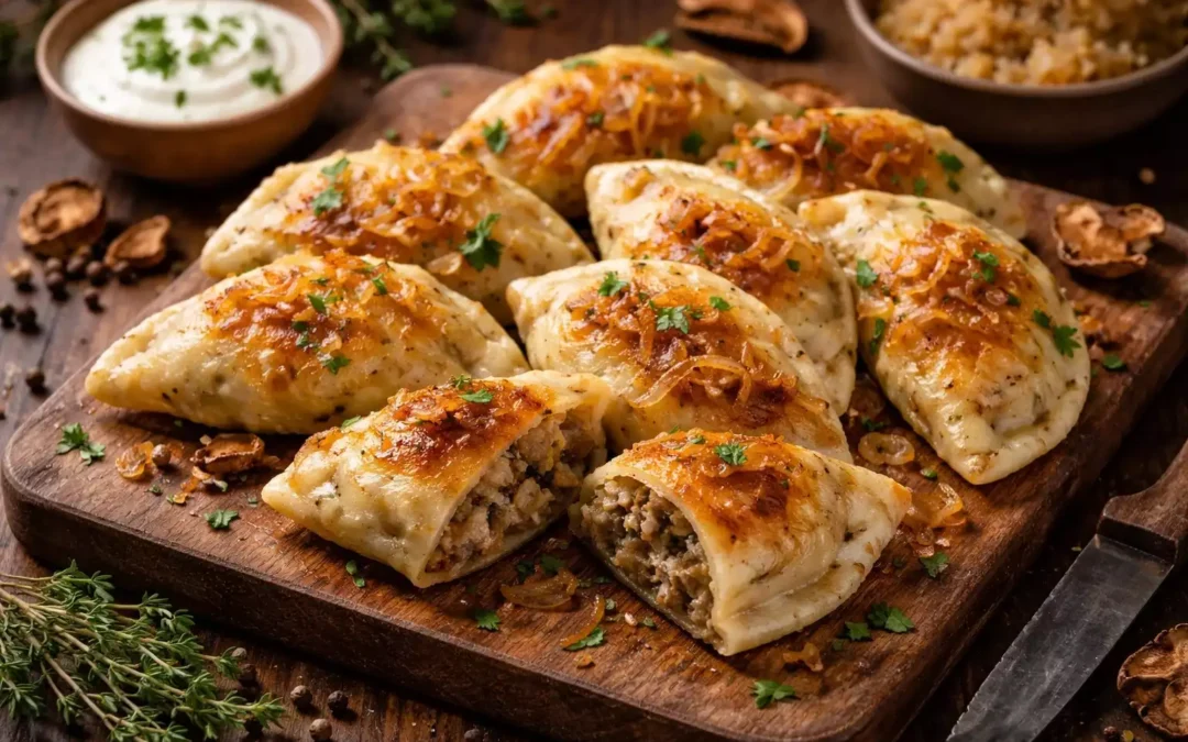 Pierogi z Kapustą i Grzybami — The Meatless Classic