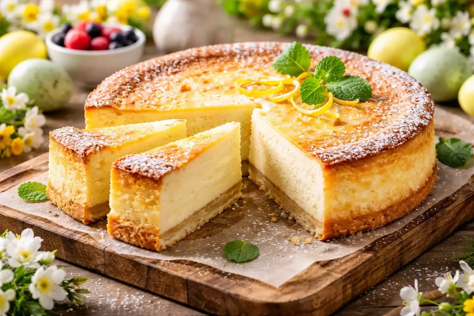 Sernik Wielkanocny — The Baked Polish Cheesecake for Easter
