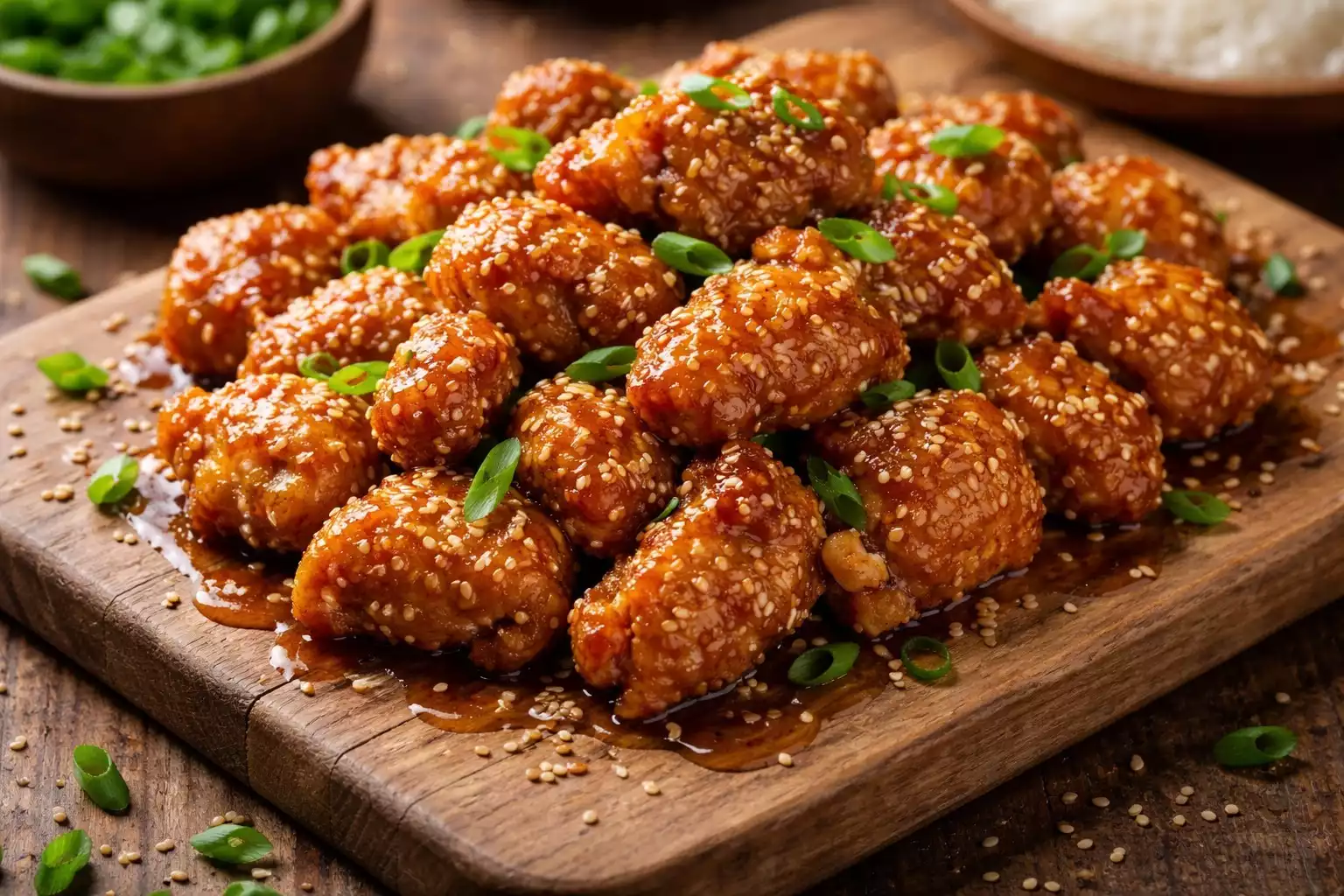 Sesame Chicken — Crispy Outside, Tender Inside
